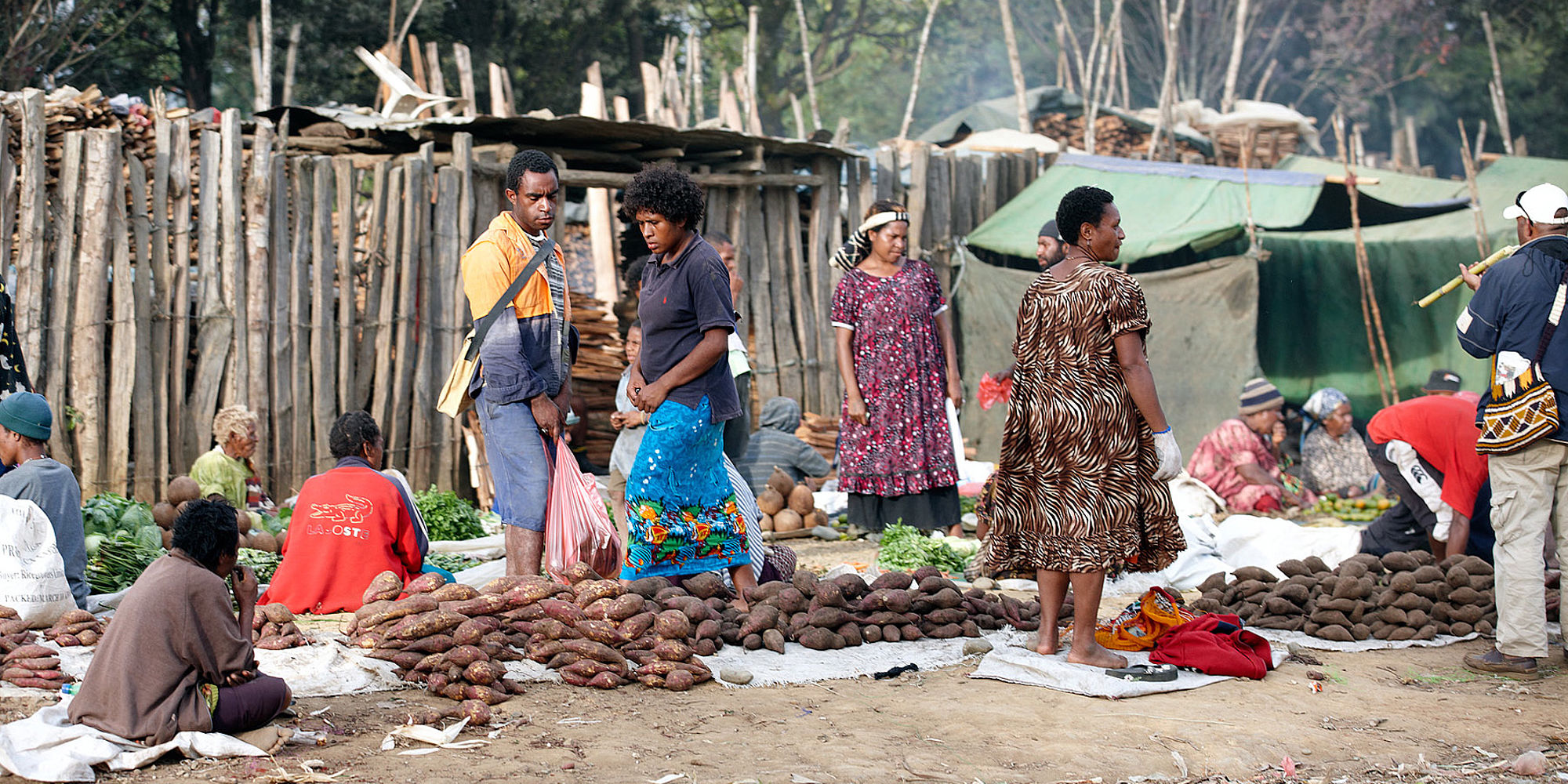 Markt | vakantie Papoea Nieuw Guinea