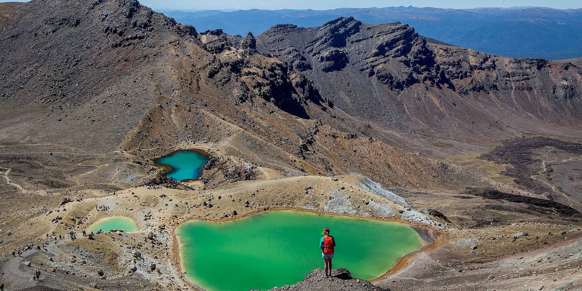 Tongariro emerald lakes | vakantie nieuw zeeland