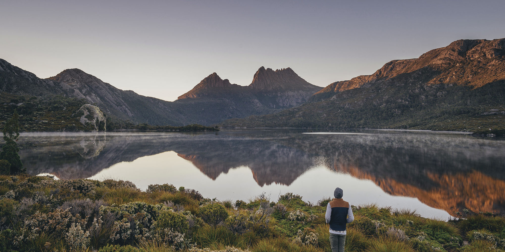 zonsopgang Cradle Mountain