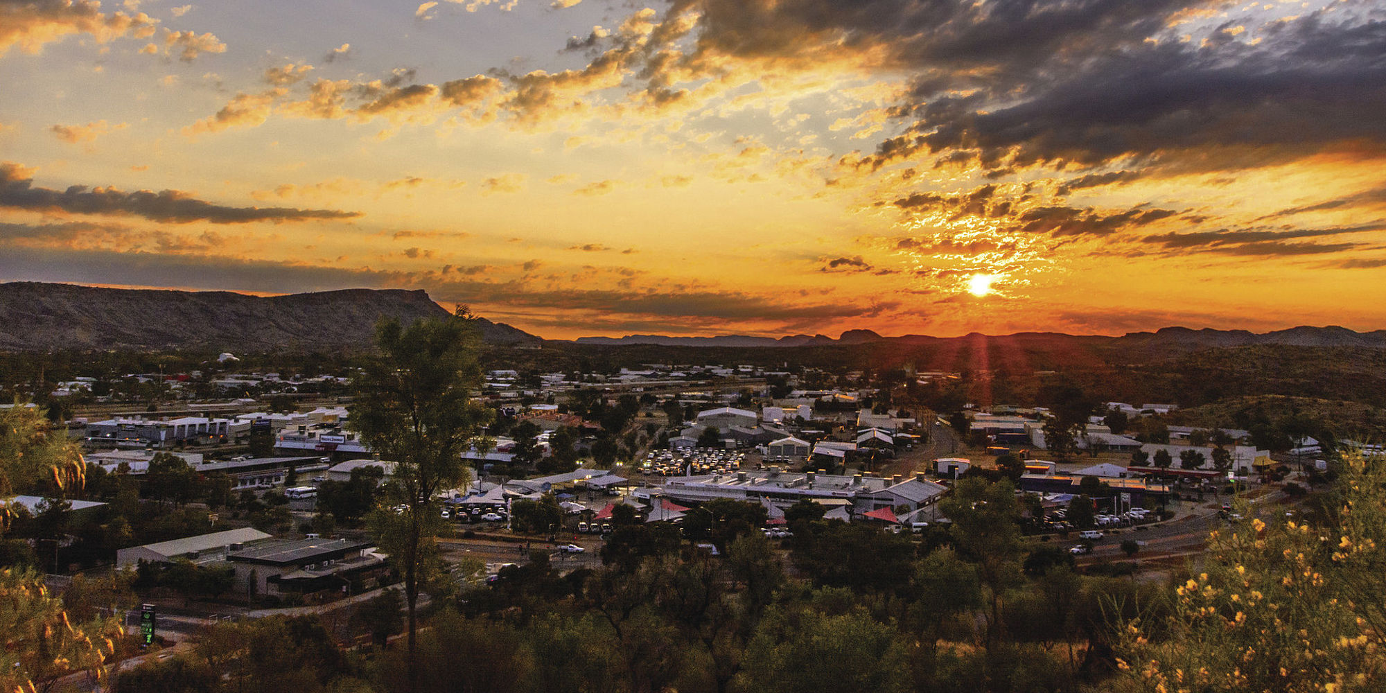 zonsondergang Alice Springs | Northern Territory