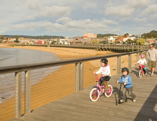 Kustlijn van Burnie Burnie strand | rondreis Tasmanië