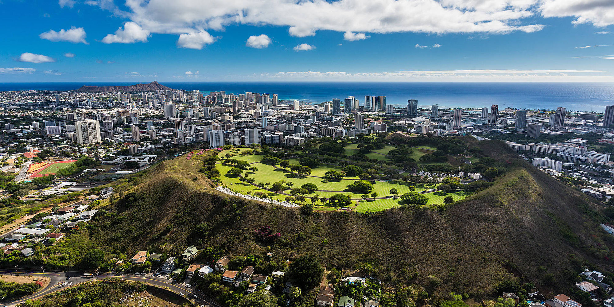 Honolulu National Memorial Cemetery | vakantie Hawaii