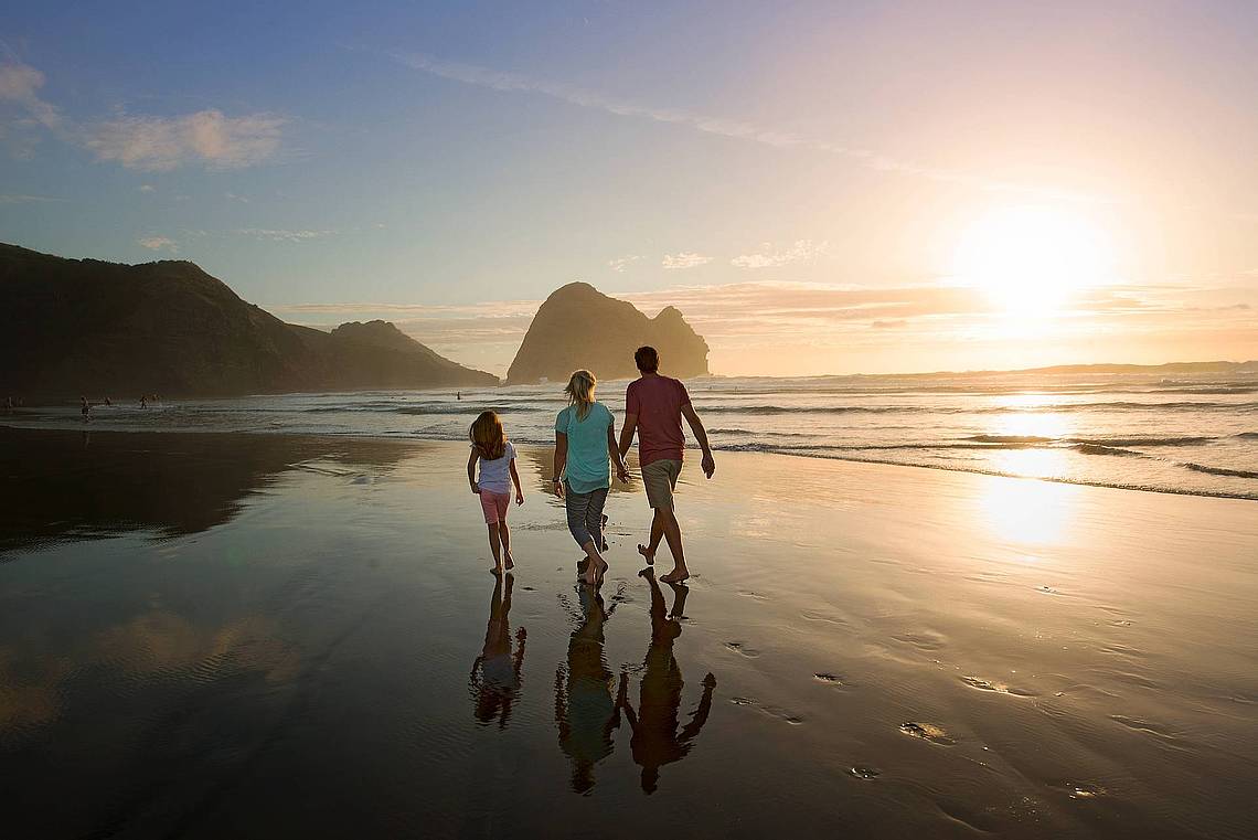 Piha Beach, Auckland Piha Beach | Nieuw-Zeeland met kinderen