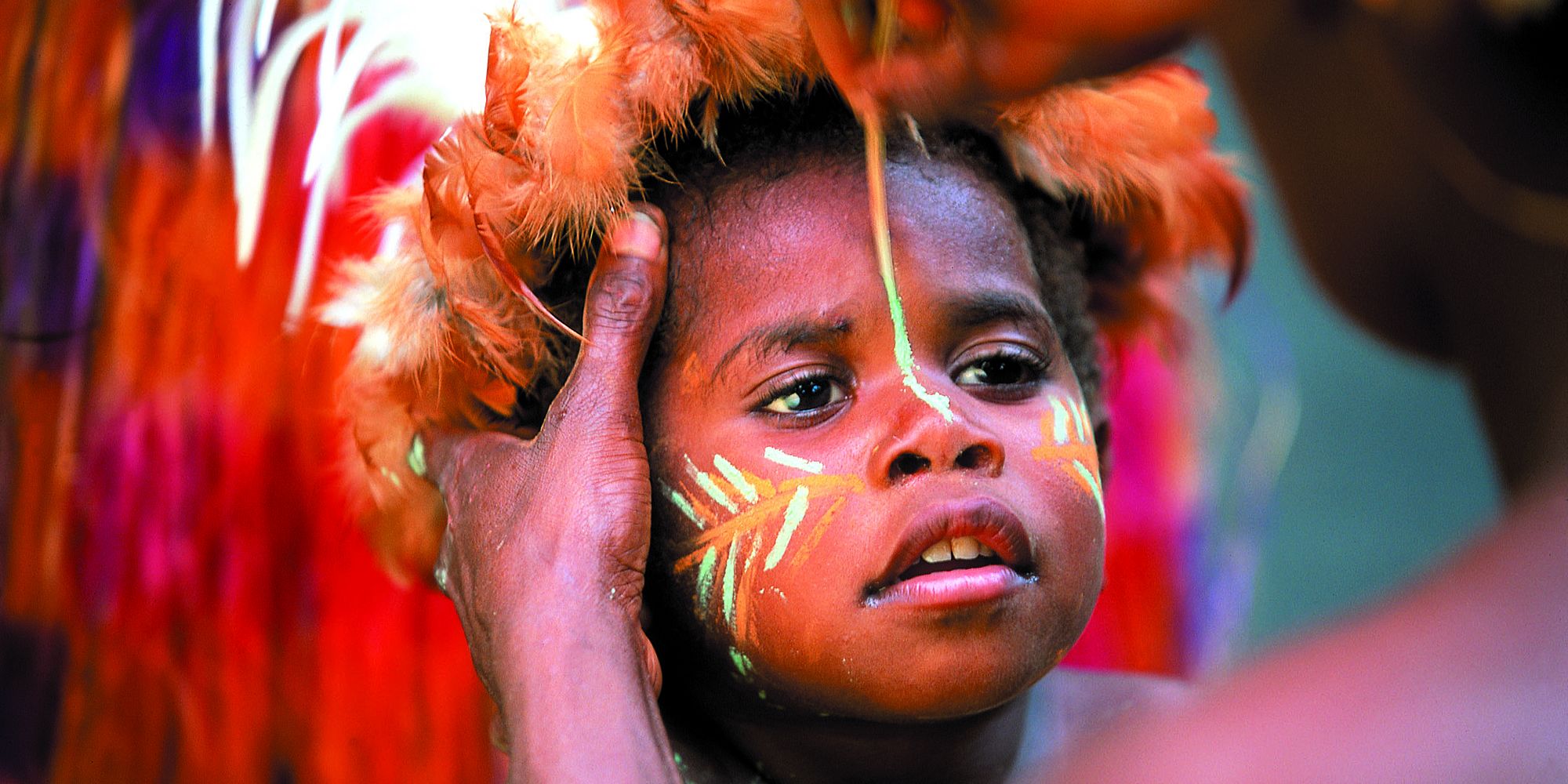 Kleurrijke inwoners | vakantie Vanuatu