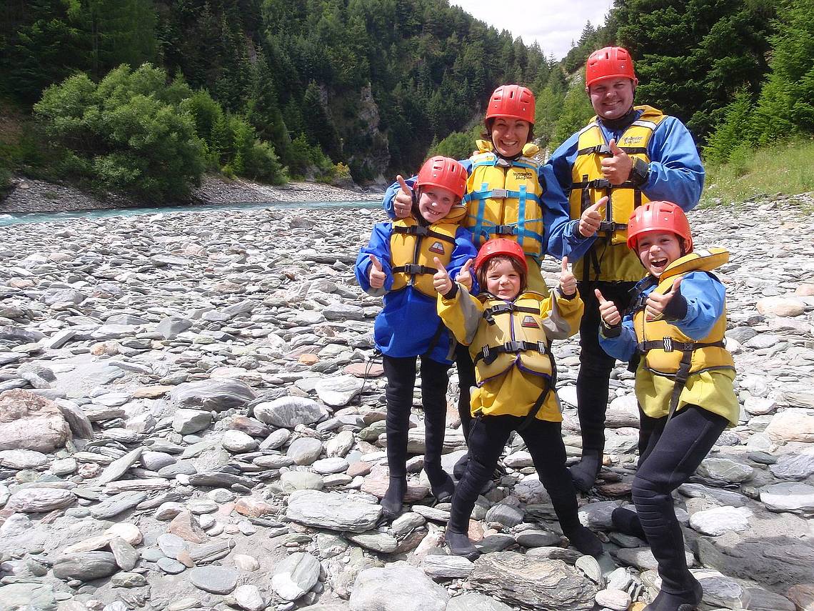 Raften nabij Queenstown Queenstown raften kinderen | Nieuw-Zeeland met kinderen