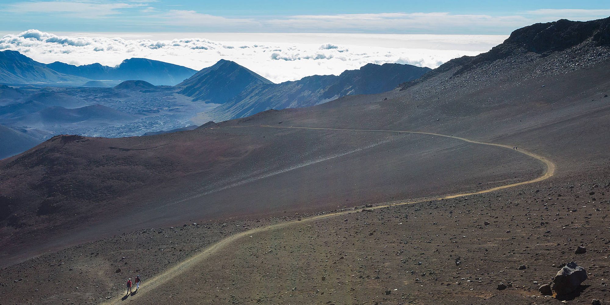 Halaekala krater wandelen | vakantie hawaii