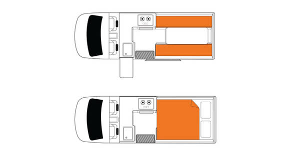 Britz HiTop interieur Britz HiTop interieur