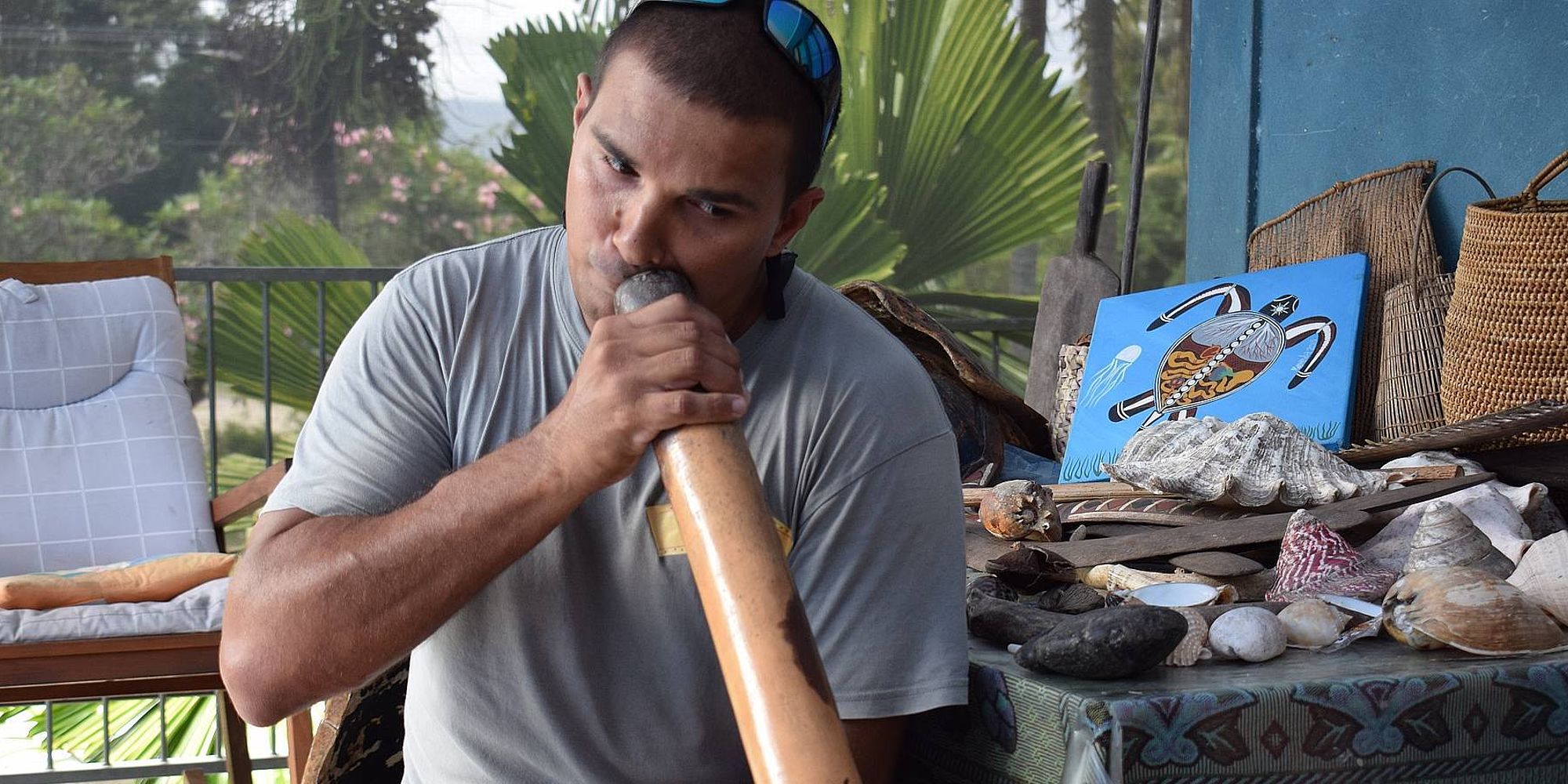 Aboriginal met didgeridoo | Aboriginal cultuur