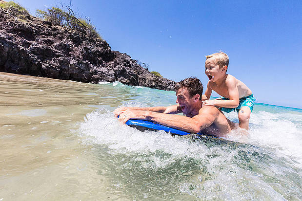 Surfen bij Kohala Coast op Big Island Kohala Coast surfen | vakantie Hawaii