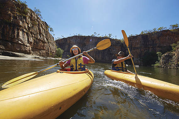 Katherine Gorge Katherine Gorge kajakken | vakantie australie