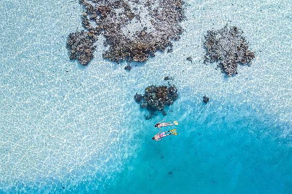 Snorkelen bij Aitutaki Aitutaki snorkelen | cookeilanden