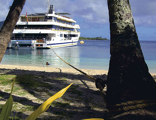 cruiseschip voor Nanuya Island | Blue Lagoon Cruises